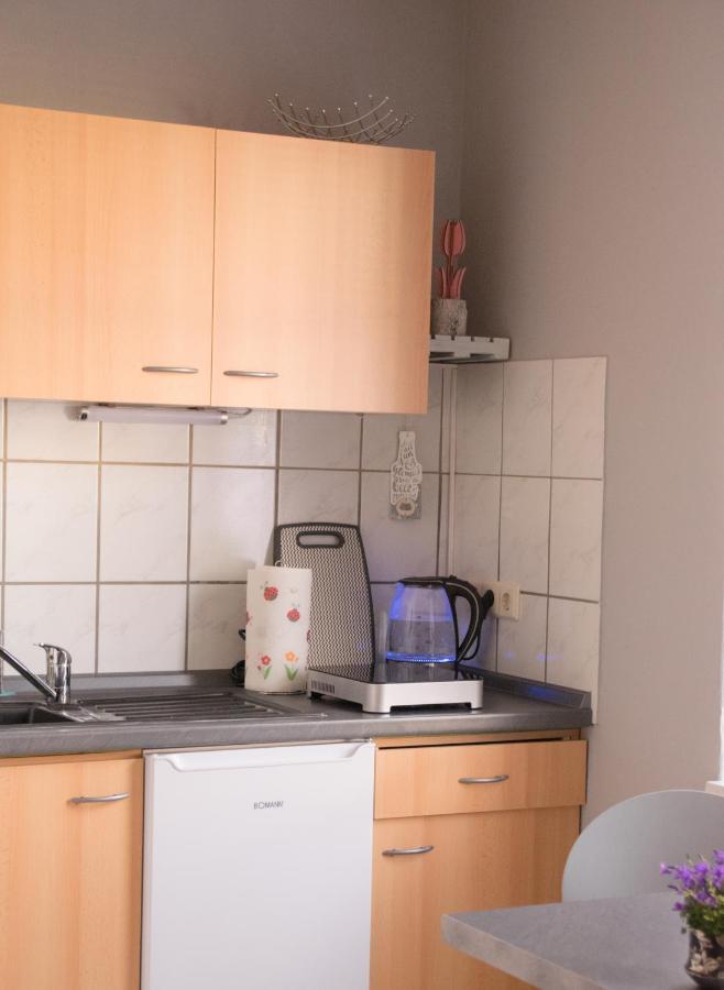 Zimmervermietung Hebenstreit Bernburg Esterno foto